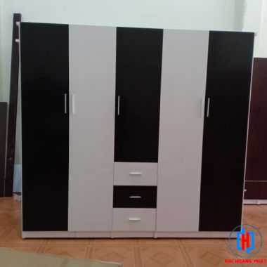 TỦ NHỰA 5 CÁNH TRẮNG ĐEN TA567