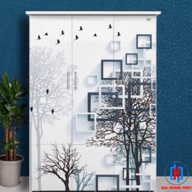 Tủ Nhựa 3D 3 Cánh TA3D01