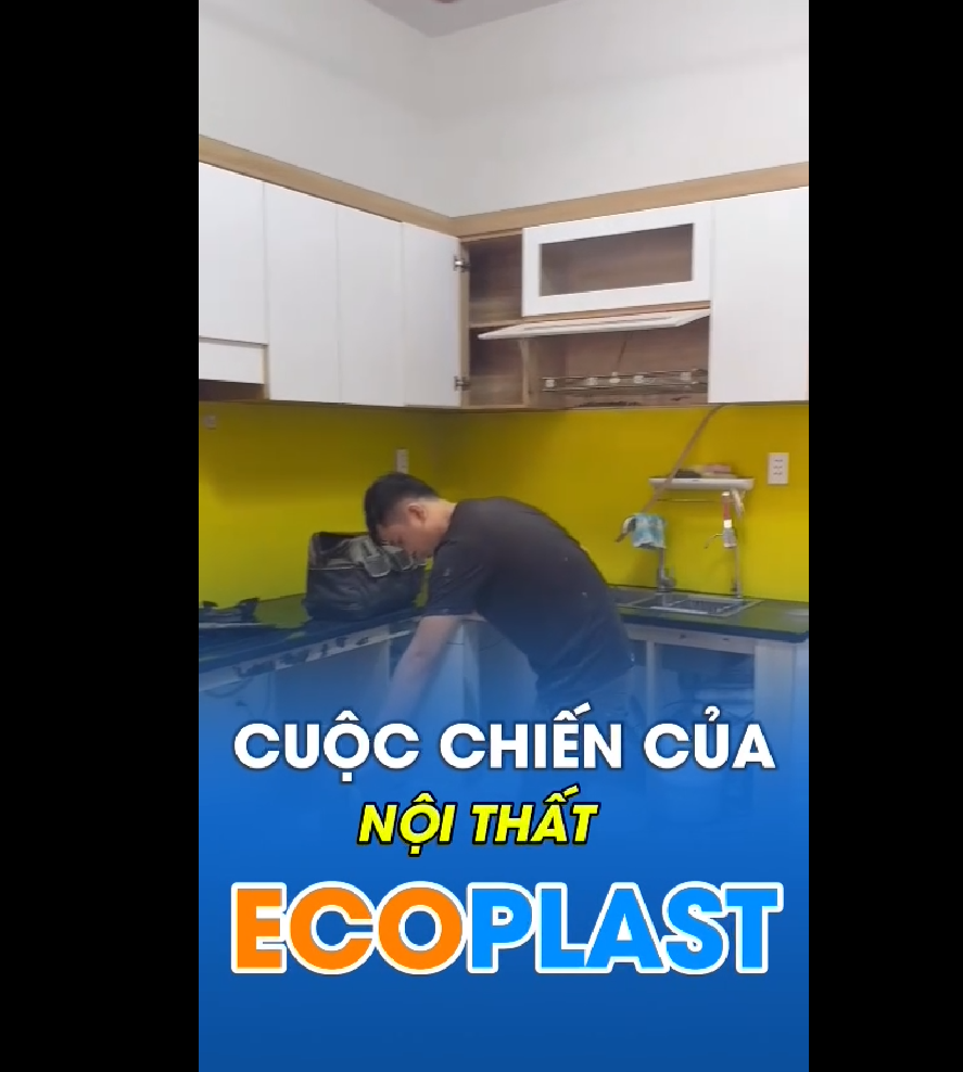 Tủ Bếp Nhựa Ecoplast Khung Galaxy 06